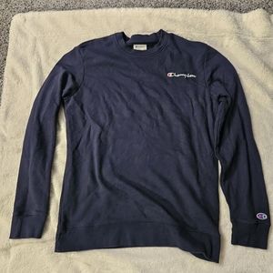 Champion Crewneck Navy Blue Sweatshirt, Sz S